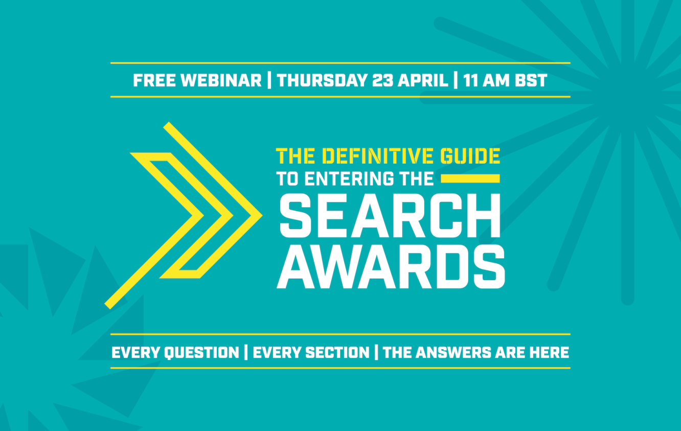 Image: The Definitive Guide to the Search Awards Free Webinar